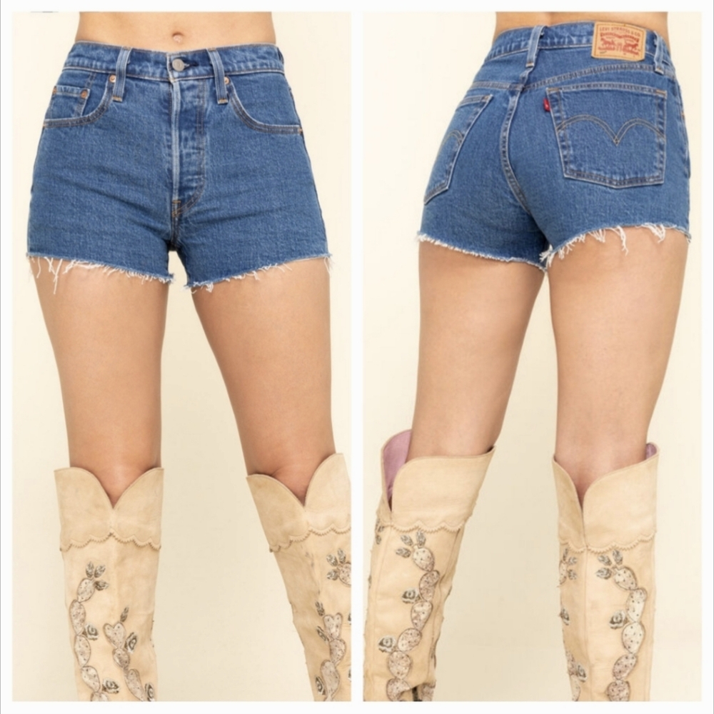 Levi's Women's Blue Denim Shorts #27
